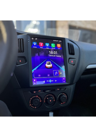 Peugeot 301 2k Görüntü Kaliteli Tesla 9.7 Inch Multimedya Sistemi 4+64 Clarion 2012-2020 9"