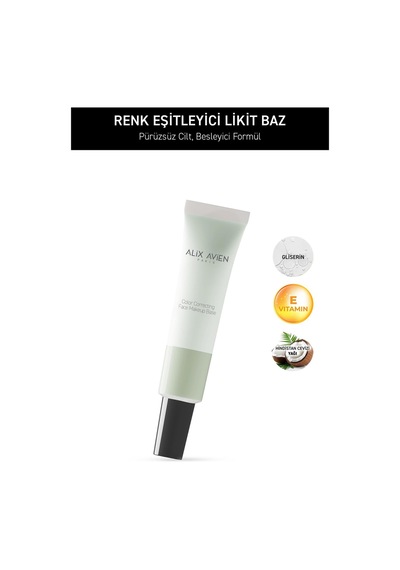 Renk Eşitleyici Nemlendiren Spf15 Makyaj Bazı - Color Correcting Makeup Base Mint