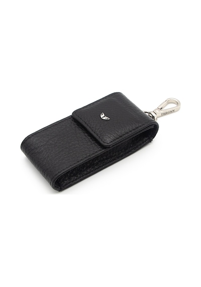 Siyah Deri Unisex Anahtarlık 0095a41