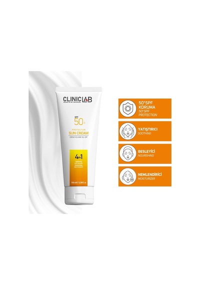 Cliniclab Besleyici ve Nemlendirici Güneş Kremi SPF50+ 100 ML