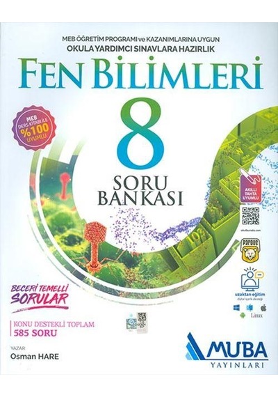Muba 8. Sınıf Fen Bilimleri Soru Bankası