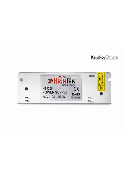 24v 2a Metal Kasa Adaptör Led Driver 50w Trafo Güç Kaynağı
