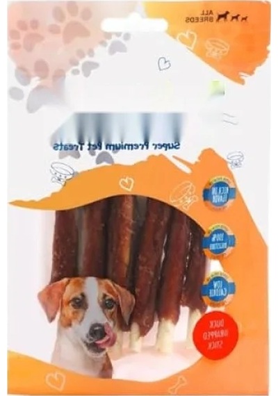 Sütlü Stick Formda Ördekli Köpek Ödülü 80 G