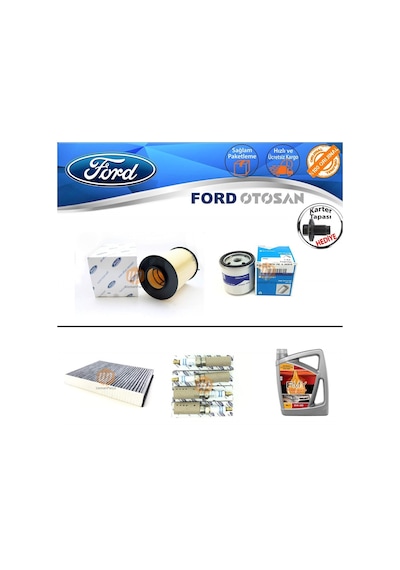 Ford Focus Uyumlu 3 1.6 Benzinli Filtre Bakım Seti 2011-2018 (373117735)