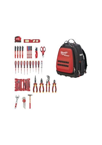 Milwaukee Packout Sırt Çantalı Elektrikçi Seti 76 Parça - 4932498407