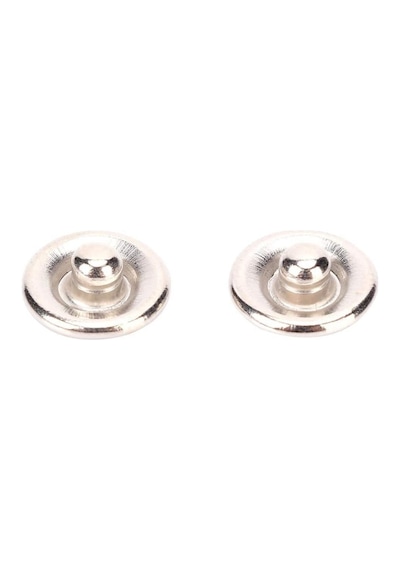 10.5mm Nikel Gümüş Bebe Çıtçıt 100 Adet