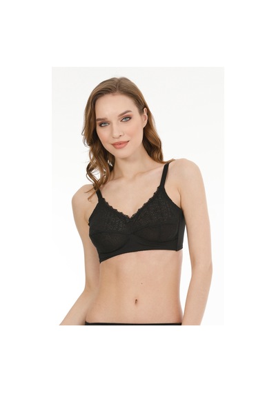 Parlingerie Minimizer Toparlayıcı Sütyen Dantel 144231 Siyah