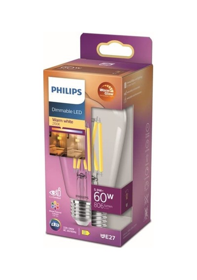 Philips Led Classic 60w St64 E27 Kısılabilir Ampul Wgd90 Sku: Zeus8690010151223