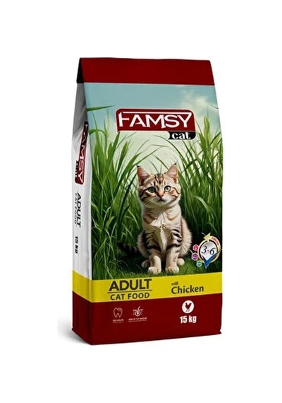 Famsy Yetişkin Kedi Maması Tavuklu 15 Kg