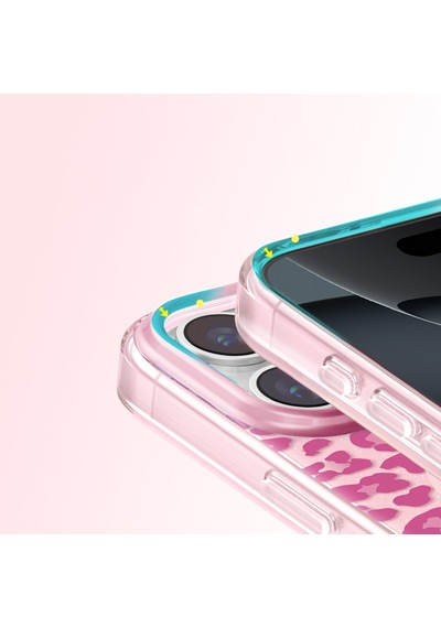 İphone 16 Pro Max Uyumlu Kılıf M-safe Şarj Özellikli Zore Paris Veyro Tpu Kapak Pembe