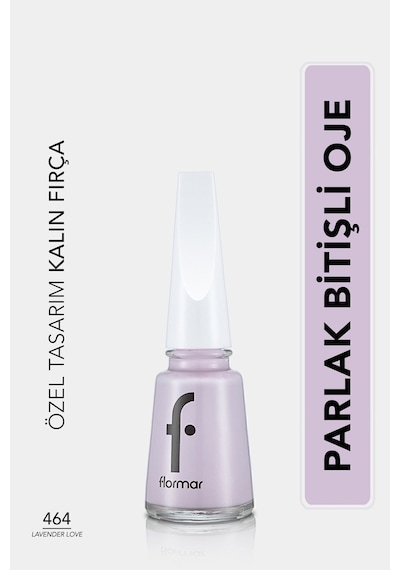 Flormar Nail Enamel Mineralli Klasik Parlak Oje 464 Lavender Love