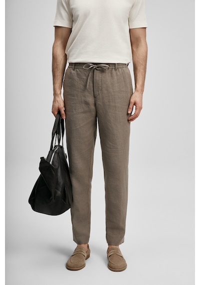 Lufian Karl Smart Erkek Chino Pantolon Slim Fit Toprak Toprak 111190363100495