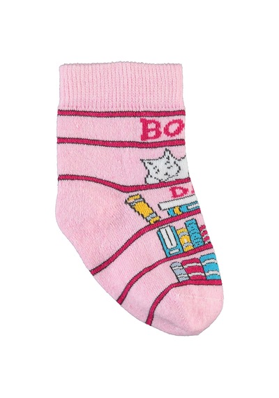 Civil Socks Kız Çocuk 3'lü Çorap 3-12 Yaş Pembe 09a83414324w1 Pembe