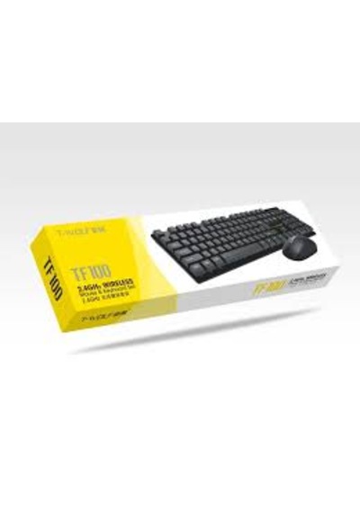 T-Wolf TF-100 Wıreless Kablosuz Klavye Mouse Set