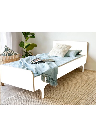 Safran Tek Kişilik Karyola Beyaz 90 x 190 CM