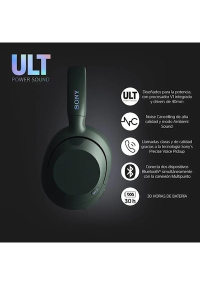 Sony Ult Wear WH-ULT900N Kulak Üstü Bluetooth Kulaklık Gürültü Engelleme Alexa Destekli 30 Saat Pil Güçlü Bas