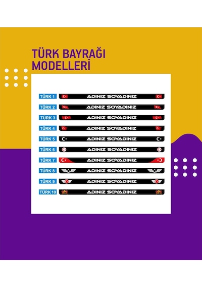 Numaratik Hediyeli Plakalık