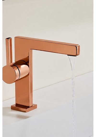 Sera Kısa Lavabo Bataryası Parlak Rose