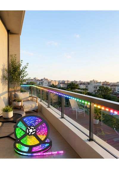 5 Metre Kumandalı Rgb Şerit Led Aydınlatma 09016886