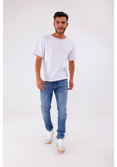 Dijital Baskı Unisex Beyaz-füme Sneaker Ayakkabı Beyaz-füme