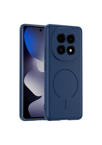 Maks Technology Redmi Note 15 4g Kılıf M-safe Şarj Özellikli Mkst Meta Kapak - Lacivert