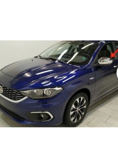 Fiat Egea Krom Ayna Kapağı 2015 Sonrası 2 Parça Abs Krom