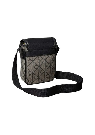 Calvin Klein Mıxed Emblem Aop Sma, 7ul Siyah Erkek Çapraz Çanta