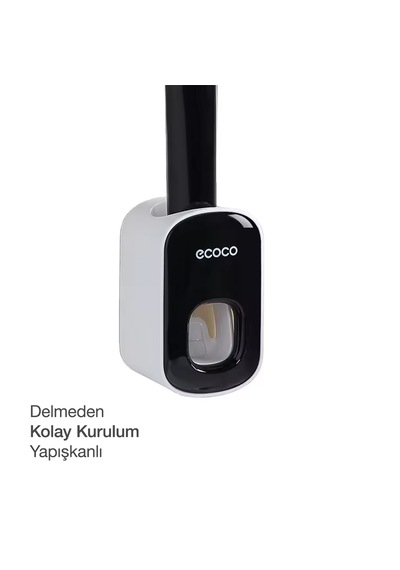 Ecoco Siyah Diş Macunu Sıkacağı Siyah