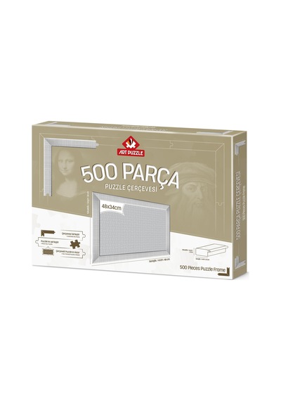 Art Puzzle Beyaz 500 Parça Demonte Puzzle Çerçevesi