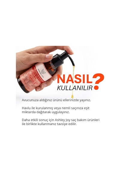 Ashley Joy Argan Saç Bakım Serumu 100 ML