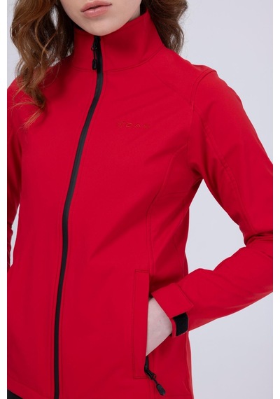 2as Bianca İnce Softshell Kadın Ceket Kırmızı 001