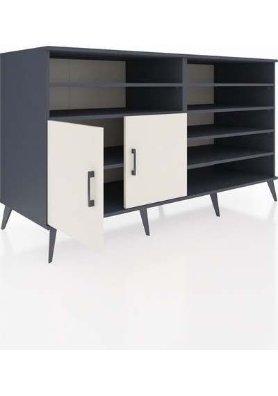 Kronos Konsol 7 Raflı 2 Kapaklı 176x59x99 Antrasit-aytaşı/antrasit Aytası/antrasıt - Antrasıt Kronos Konsol 7 Raflı 2 Kapaklı 176x59x99 Antrasit-aytaşı/antrasit Aytası/antrasıt - Antrasıt