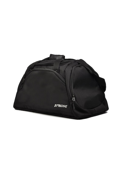 Strong Bag Unisex Ayakkabı Bölmeli Spor Ve Antrenman Çantası , Geniş Bavul Seyahat Çantası, Fitness El Çantası Yn03 Siyah