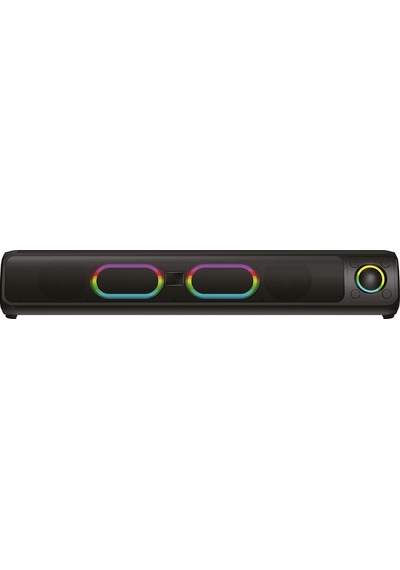 Rgb Led Işıklı Profesyonel Kablosuz Soundbar Hoparlör Bluetooth Taşınabilir Yatay Speaker