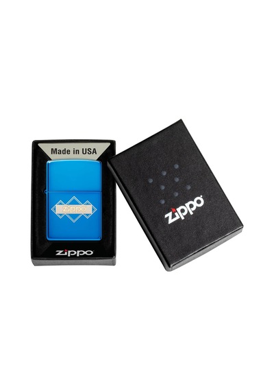 Zippo Safir Prizma Dizayn Çakmak Mavi