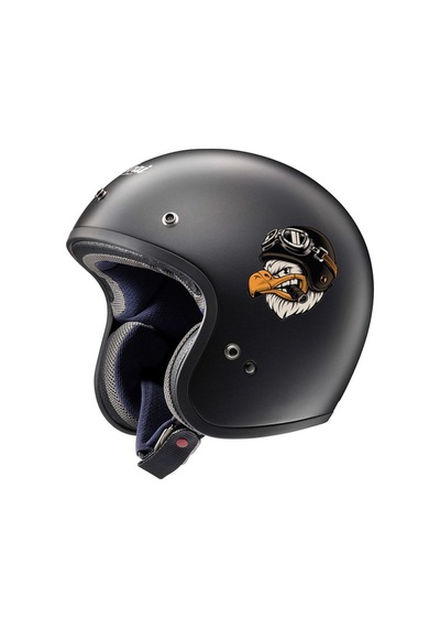 Kasklı Kartal 9x9 Cm Motorsiklet Kask Laptop Ve Oto Sticker