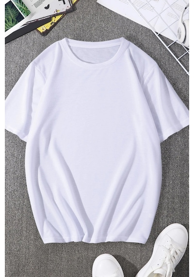 Unisex The Sun Tasarım Tshirt Beyaz