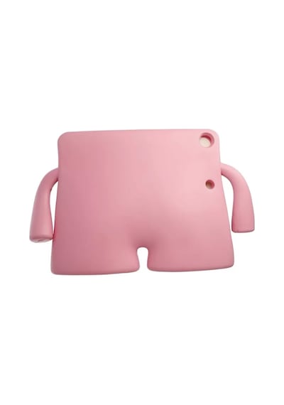 Newface Apple İpad Mini 6 Karakter Tablet Silikon - Açık Pembe Tablet Kılıfı