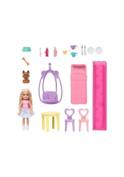 Barbie Chelsea Açılır Bebek Evi Oyun Seti Jfw49