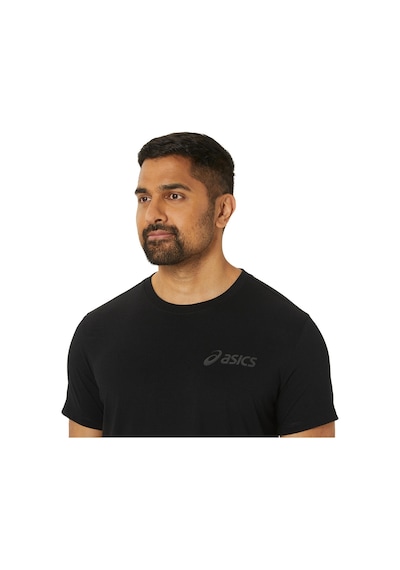 Asics ASICS CHEST LOGO SS TEE Siyah Erkek Kısa Kollu Tshirt 2031E659-001