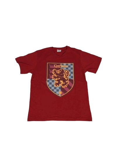 Harry Potter Gryffindor Tişört Kırmızı Çok Renkli