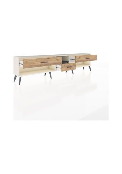 Arges Tv Ünitesi Tek Raflı 3 Çekmeceli 220x30x51 Aytaşı-antrasit/çam Antrasıt/atlas Çam - Aytası Arges Tv Ünitesi Tek Raflı 3 Çekmeceli 220x30x51 Aytaşı-antrasit/çam Antrasıt/atlas Çam - Aytası