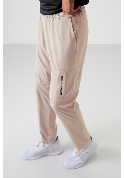Tommy Life Bej İnce Yumuşak Comfort Fit Erkek Eşofman Alt - 82120