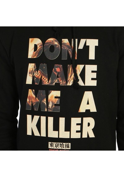 Bant Giyim - Tokyo Ghoul Siyah Kapşonlu Erkek Sweatshirt Hoodie