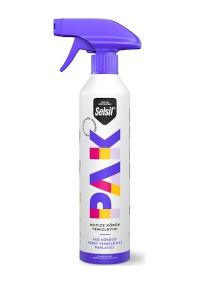 Selsil Pak Mucize Köpük Temizleyici Sprey 500 Ml
