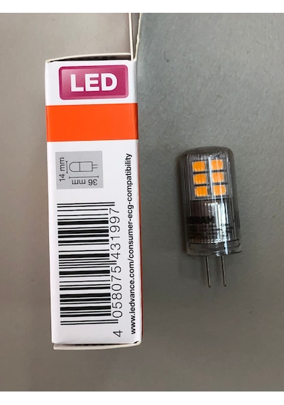 Osram 3 Adet G4 Led Lamba 12v 2,2w 300 Lümen 2700 Kelvin Sarı 15,