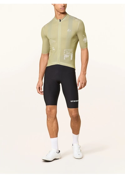 Cafe Du Cycliste Radtrikot Eze, Nefes Alabilir, Esnek Bisiklet Forması Açık Yeşil