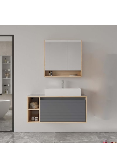 Orka Prato 100 Cm Legnano Banyo Dolabı Takımı Legnano Orka Prato 100 Cm Legnano Banyo Dolabı Takımı Legnano