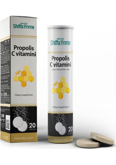 Aksu Vital Shiffa Home Propolis & C Vitamini 20 Tablet