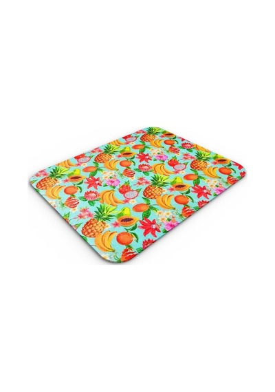 Mikrofiber Bulaşık Altlığı 35x45 Cm Dijital Meyve Baskılı Çift Yönlü